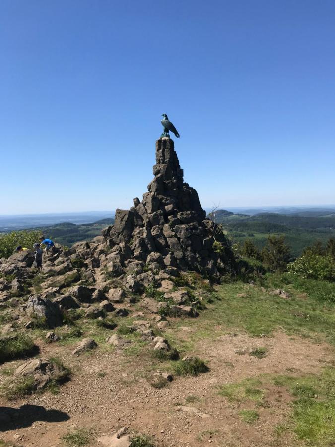 Pension-Ferienwohnung Liesbachtal Direkt Am Waldrand Bayerische Rhoen Schonau an der Brend Bagian luar foto