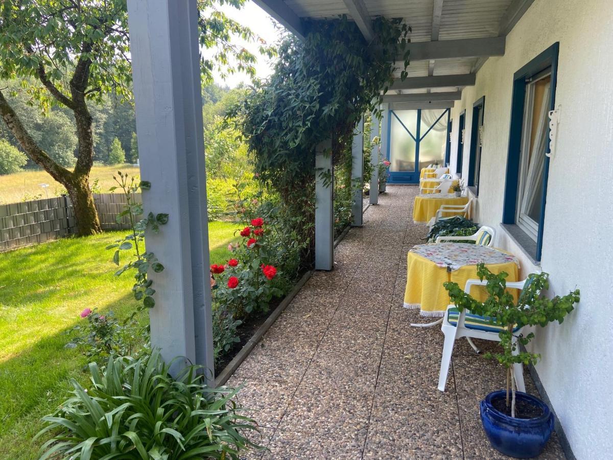 Pension-Ferienwohnung Liesbachtal Direkt Am Waldrand Bayerische Rhoen Schonau an der Brend Bagian luar foto
