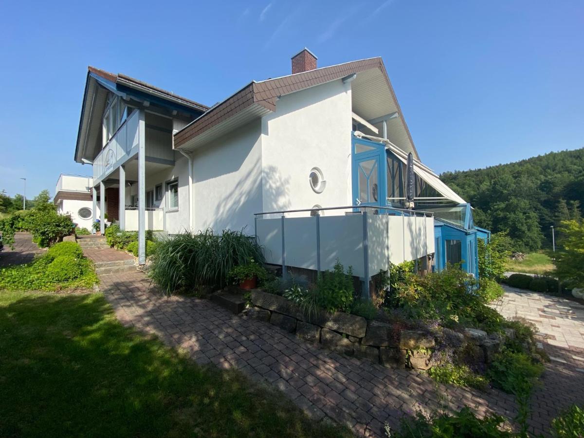 Pension-Ferienwohnung Liesbachtal Direkt Am Waldrand Bayerische Rhoen Schonau an der Brend Bagian luar foto