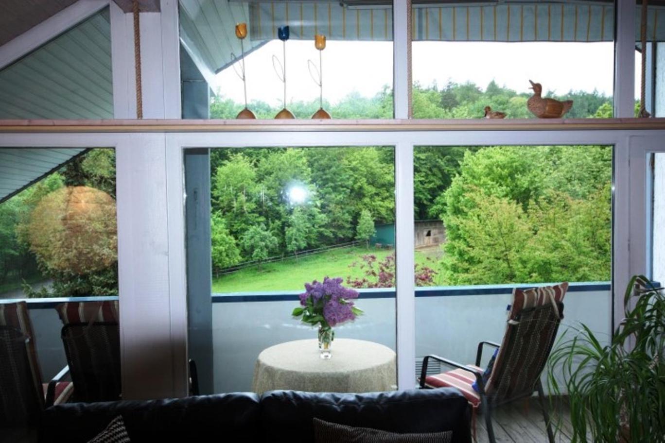 Pension-Ferienwohnung Liesbachtal Direkt Am Waldrand Bayerische Rhoen Schonau an der Brend Bagian luar foto